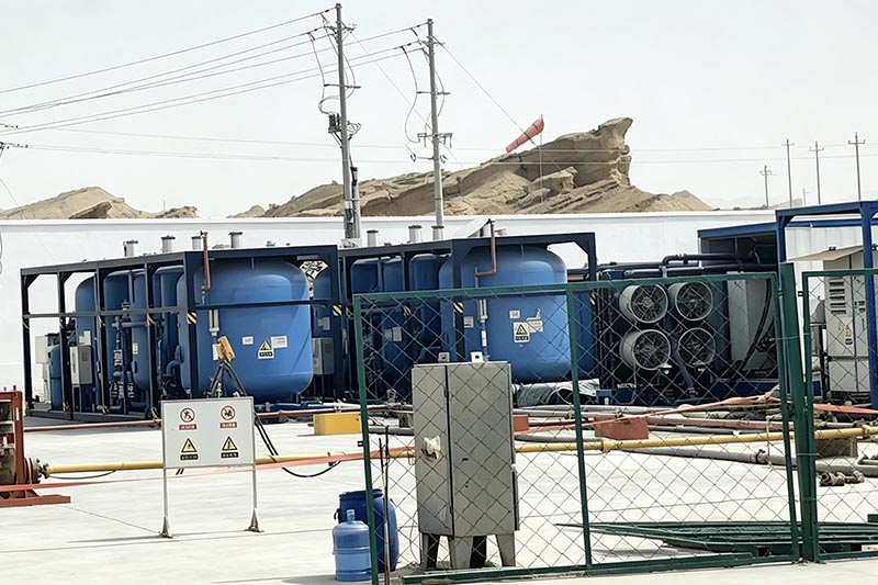 BAN2400-995 Gas Injection Site Map of Xinjiang Oilfield